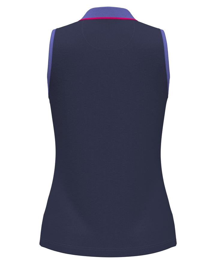 Color Block Golf Polo (Peacoat) 