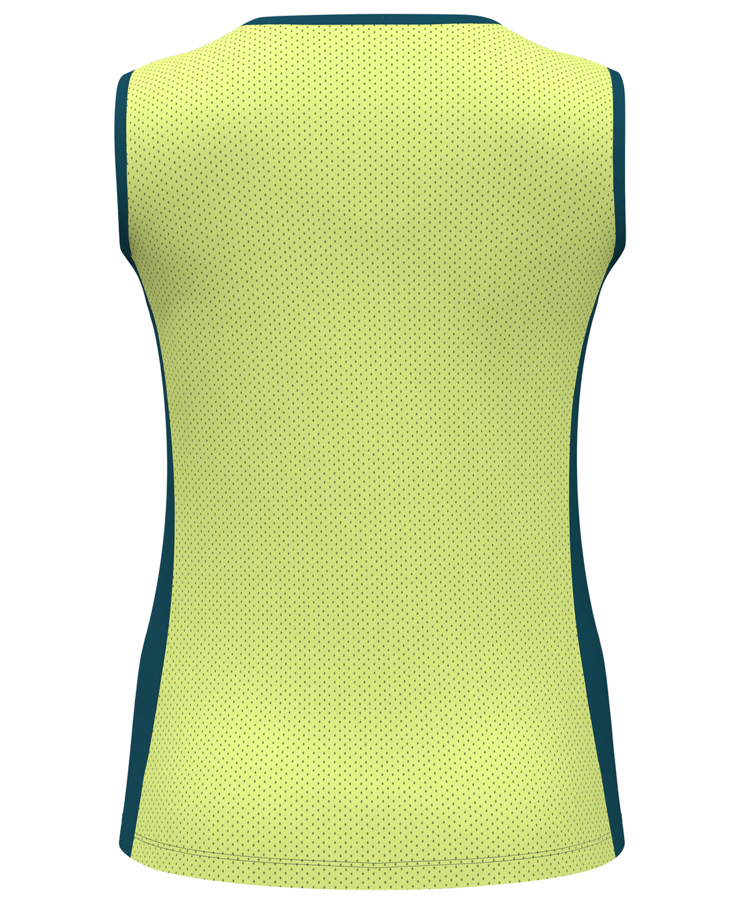 Color Block Golf Shirt with Mesh Back (Sunny Lime) 
