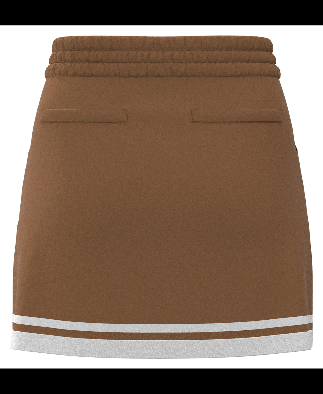 Women's Essential Colour Block 16" Golf Skort (Tobacco Brown) 