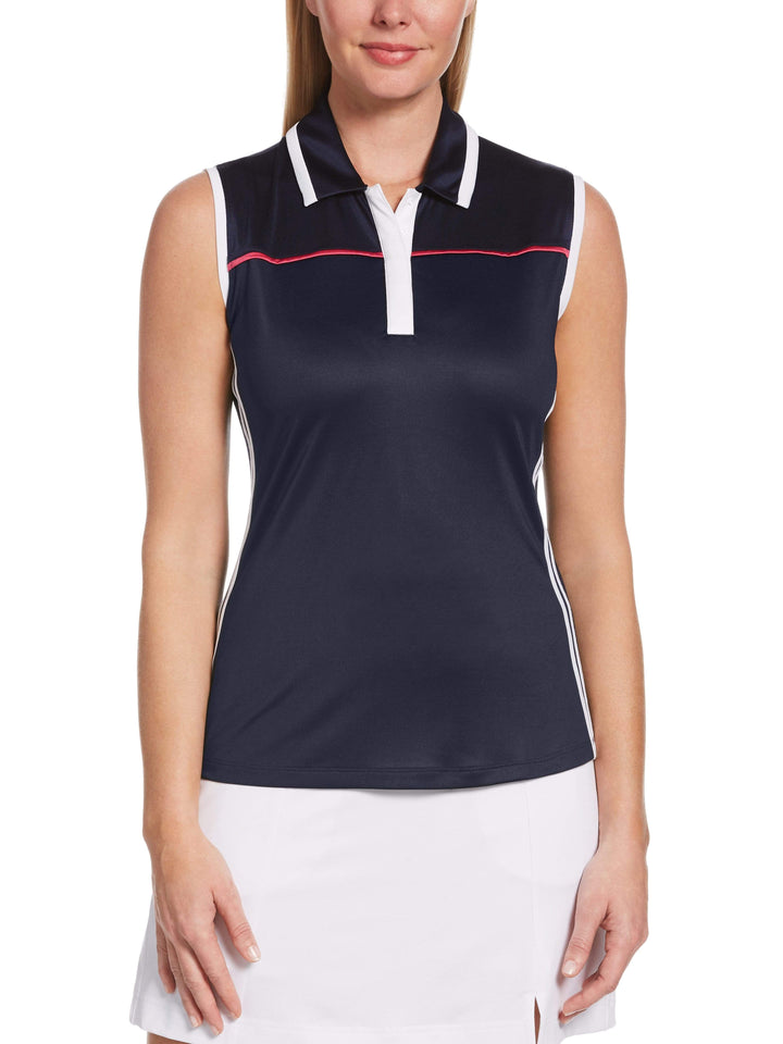 Women's Color Block Polo