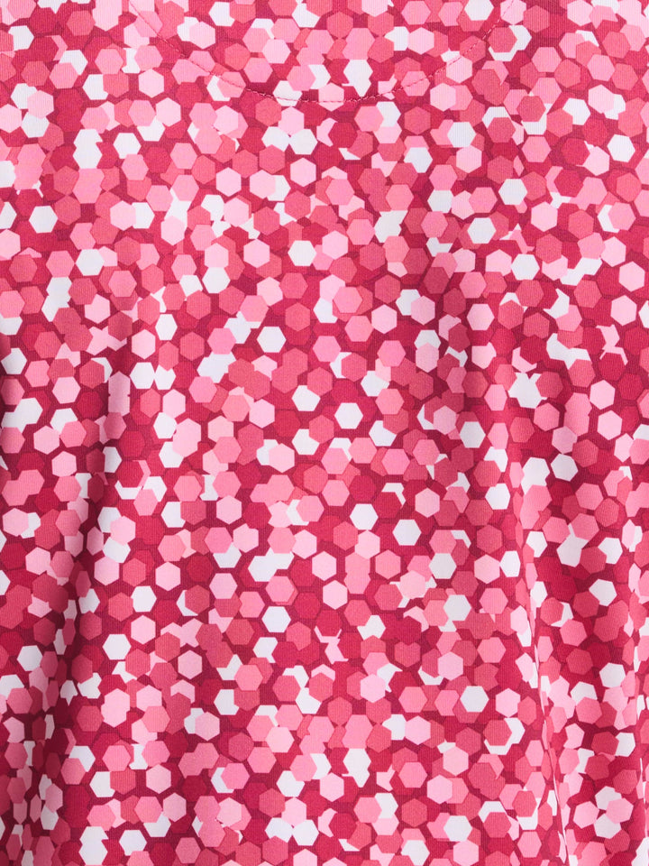 Women's Confetti Zip Polo
