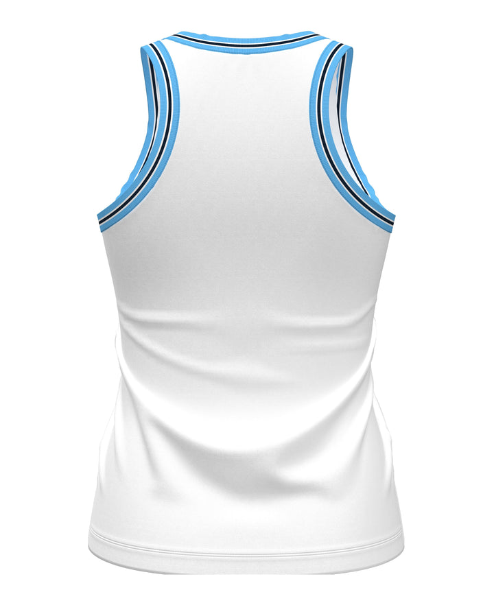 Women's Contrast Rib Racerback Tennis Tank
