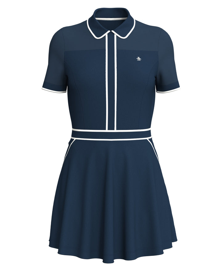 Short Sleeve Veronica Dress (Black Iris) 