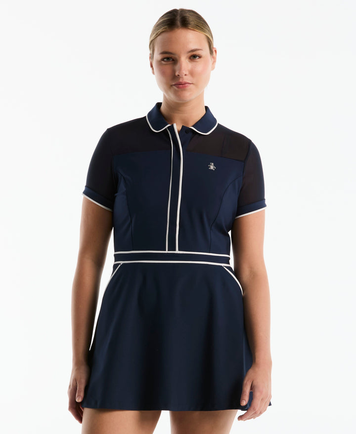 Women's Contrast Tipping Veronica Dress