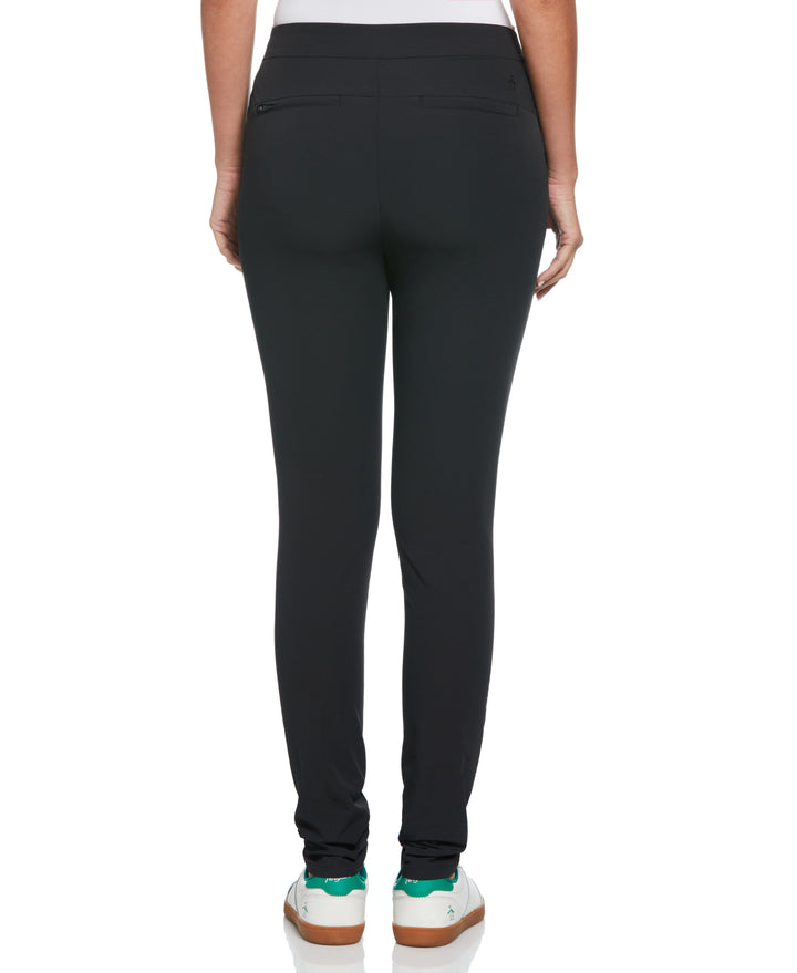 Womens Essential Dobby Back Slim Golf Trouser (Caviar) 