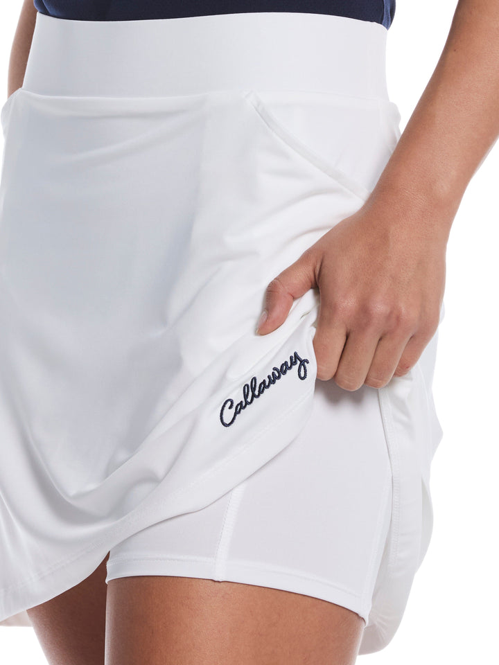 Women's Double Ruffle Golf Skort | 16" Length