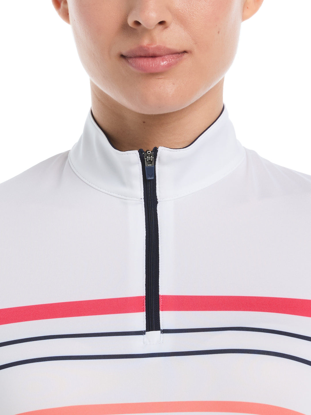 Women's Engineered Stripe Golf Shirt