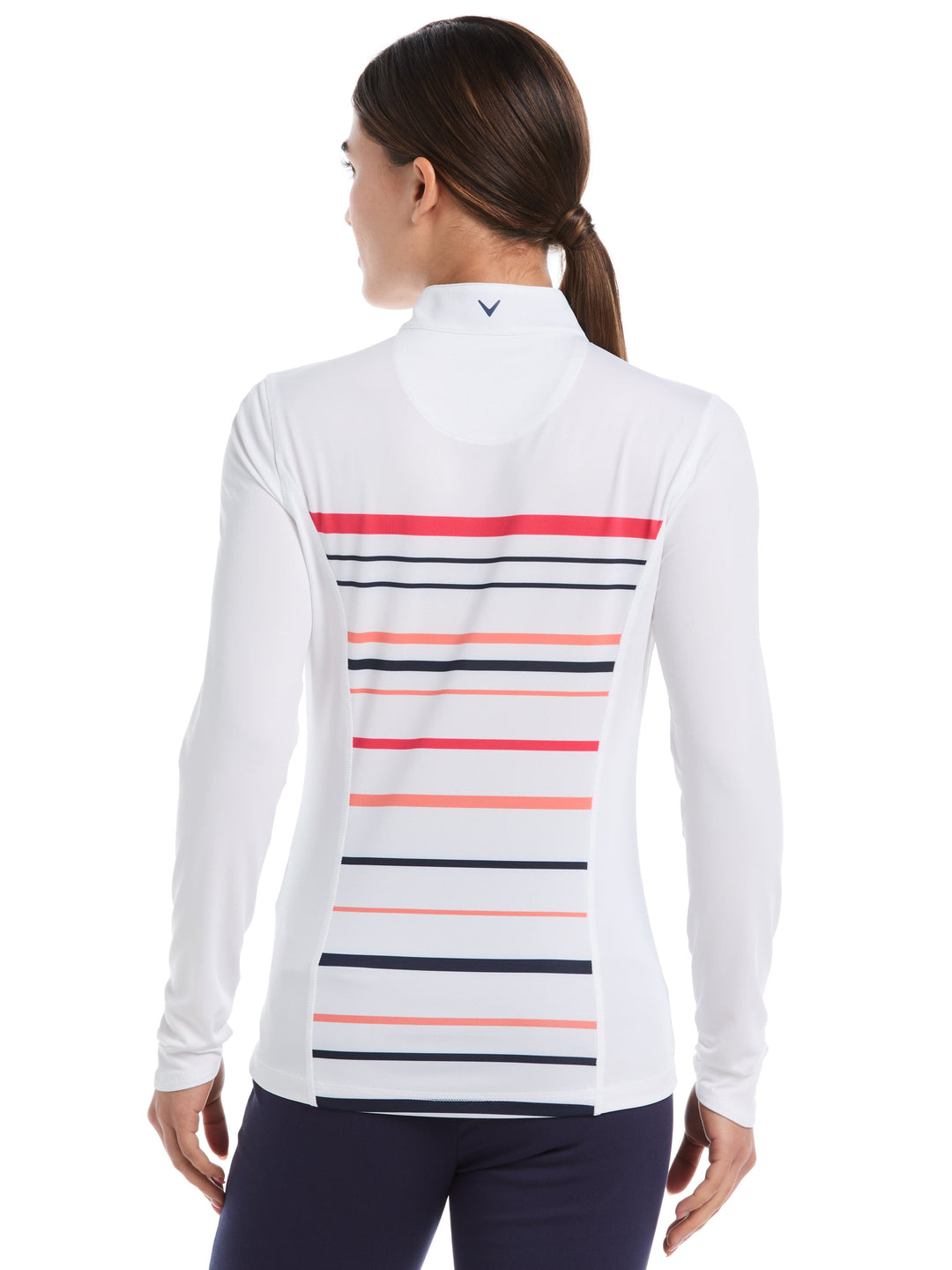 Women's Engineered Stripe Golf Shirt