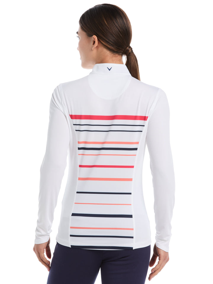 Women's Engineered Stripe Golf Shirt