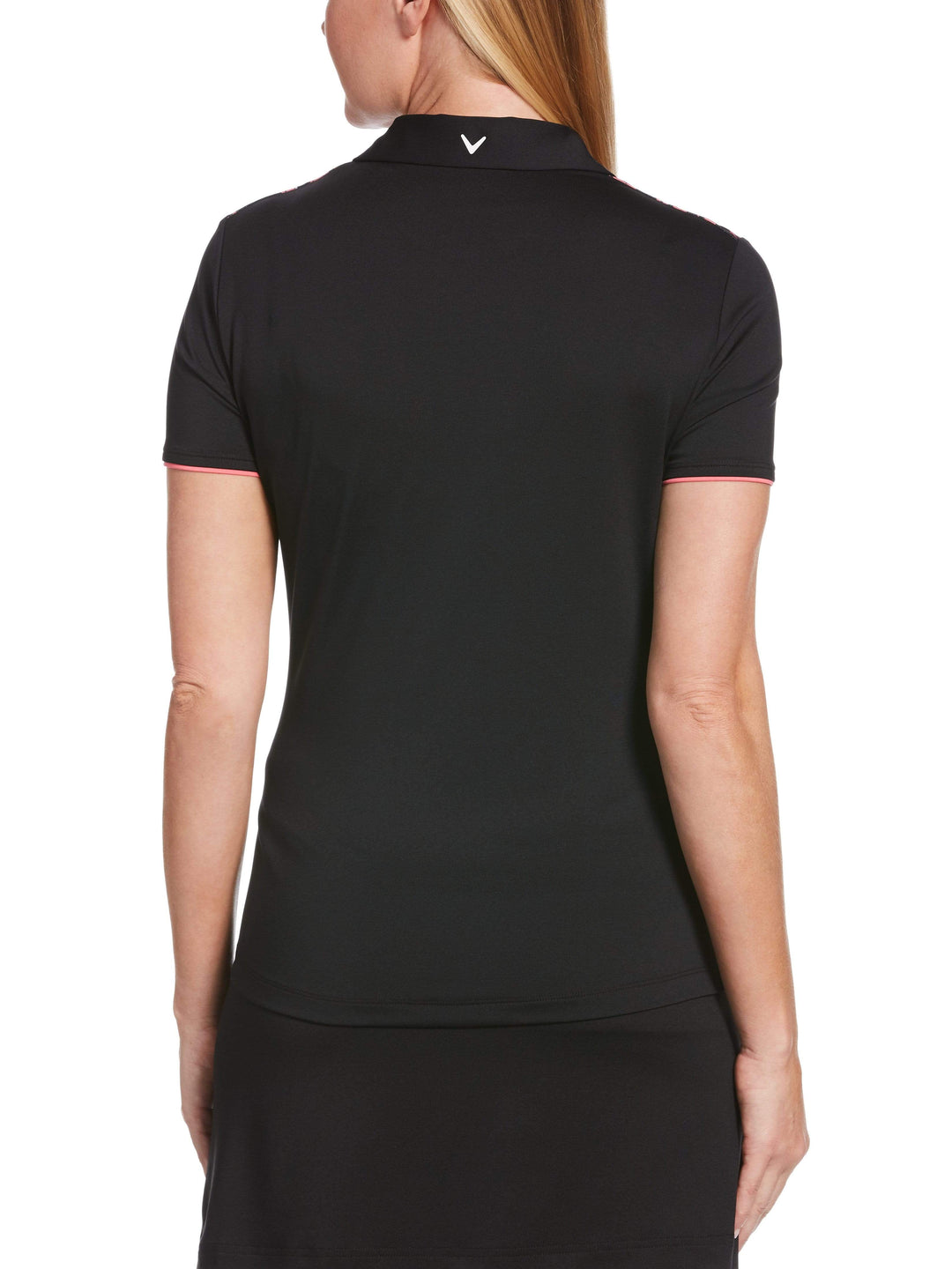 Women's Floral Print Chest Polo