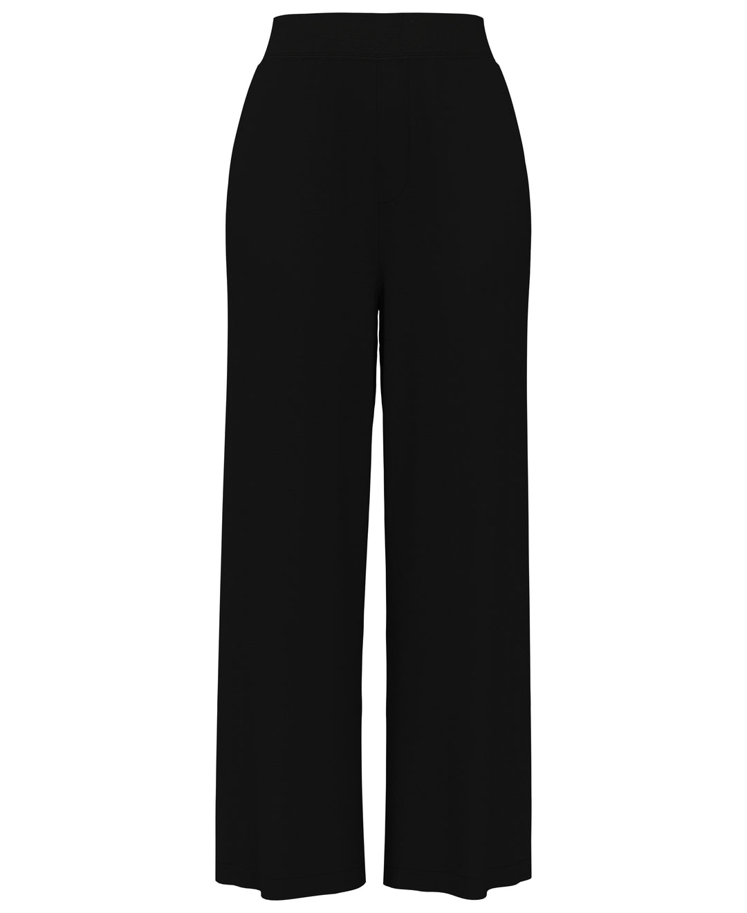 Flowy Pant W/ Elastic Wasteband  (Caviar) 