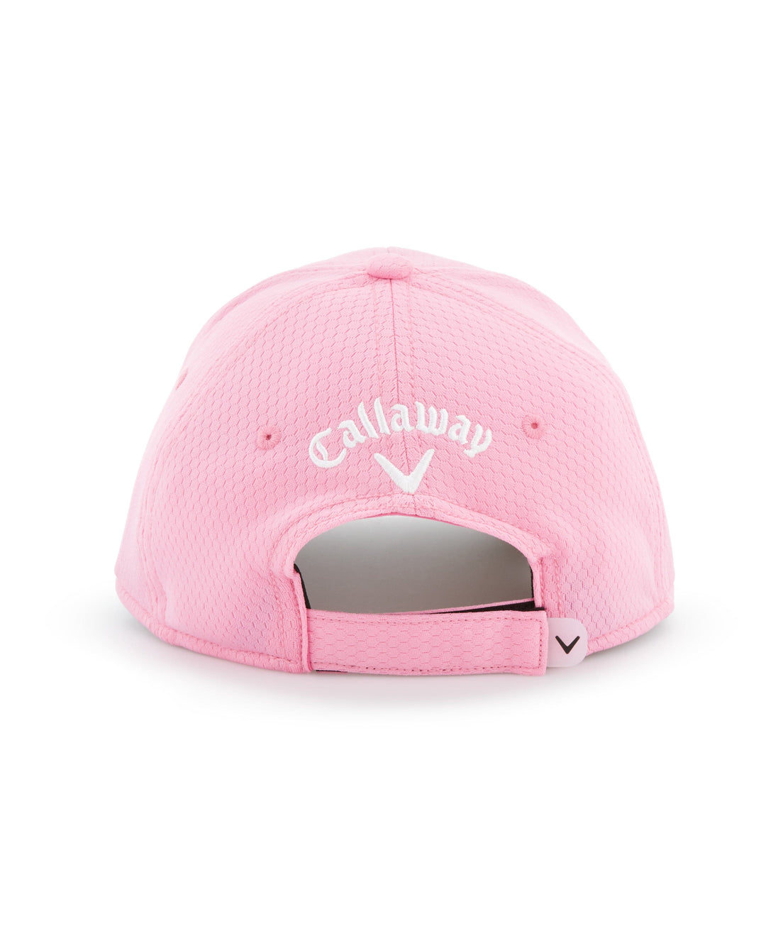 Women's Front Crested Structured Golf Hat (Fuschia Pink) 