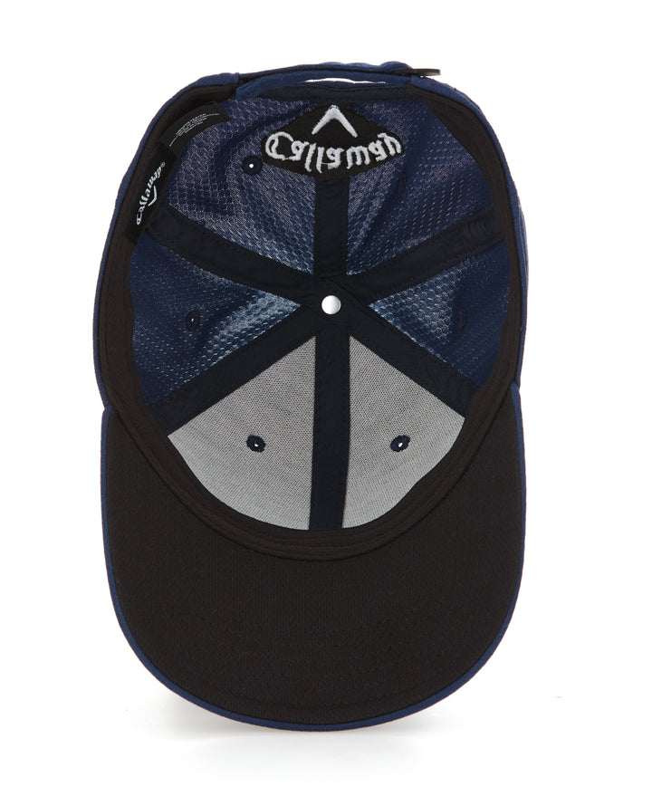 Women's Front Crested Structured Golf Hat (Navy) 