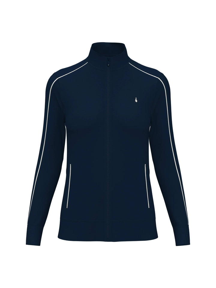 Women's Full Zip Jacket with Piping
