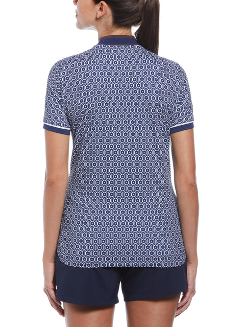 Women's Geo Blade Collar Golf T-Shirt