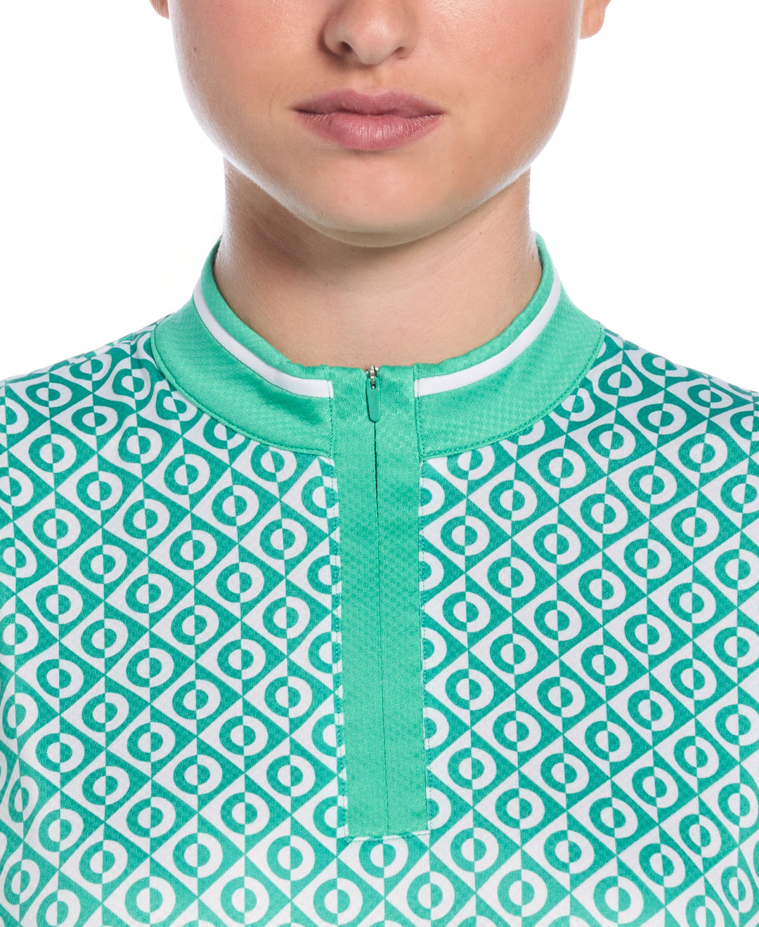 Women's Geo Polo (Mint) 