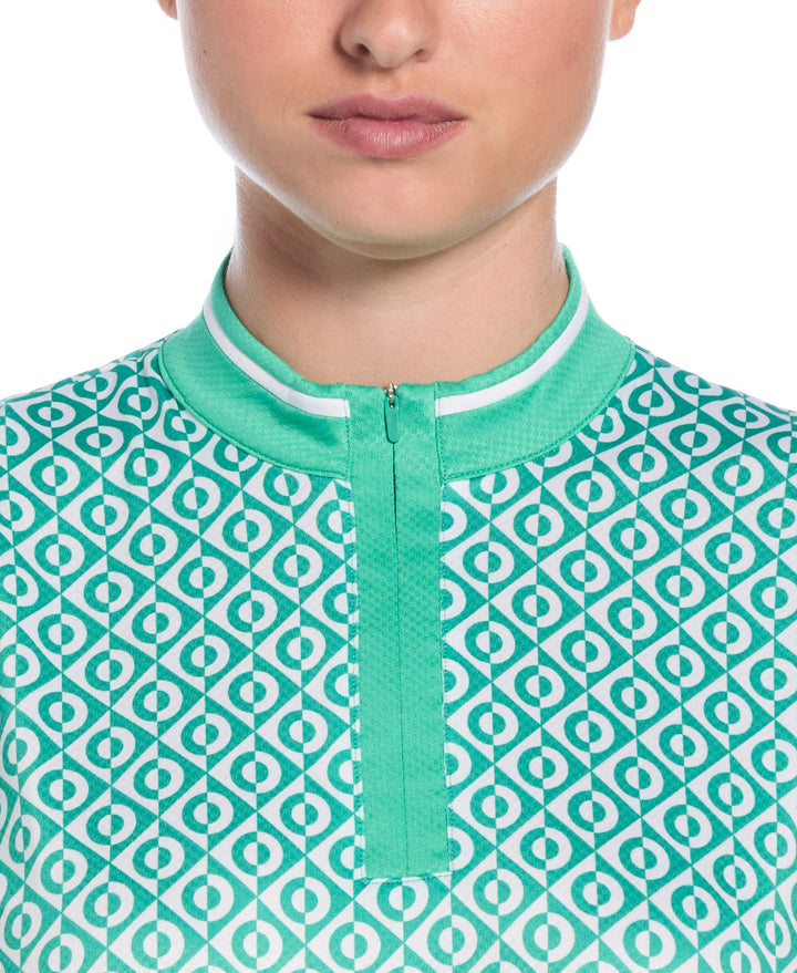 Women's Geo Polo (Mint) 