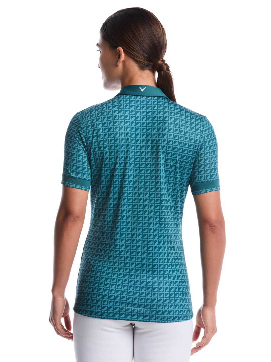 Women's Geo Printed Polo