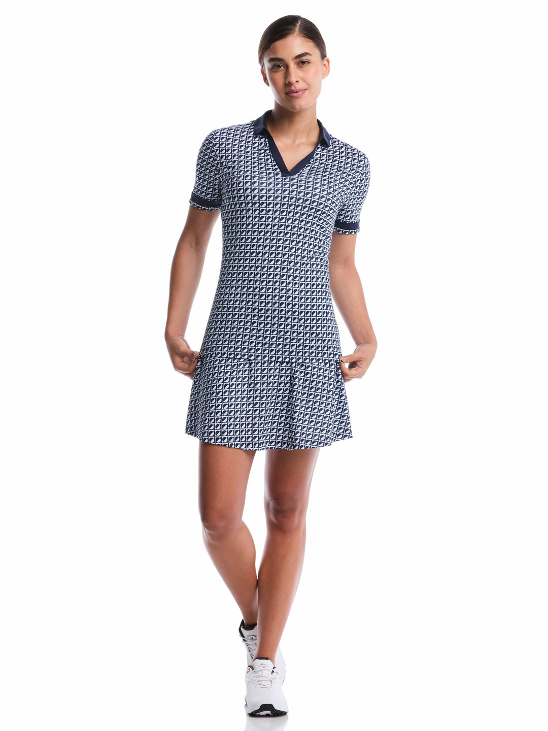 Women's Geo Printed Polo