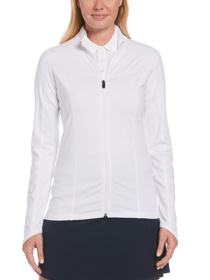 Women's Heather Full Zip Jacket