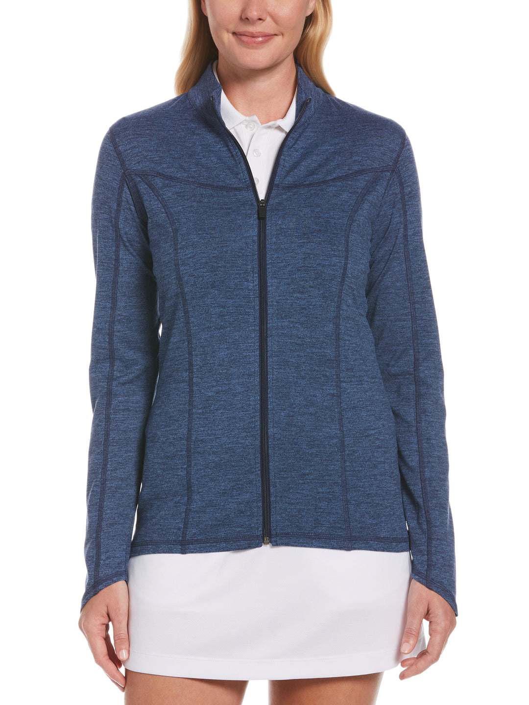 Women's Heather Full Zip Jacket