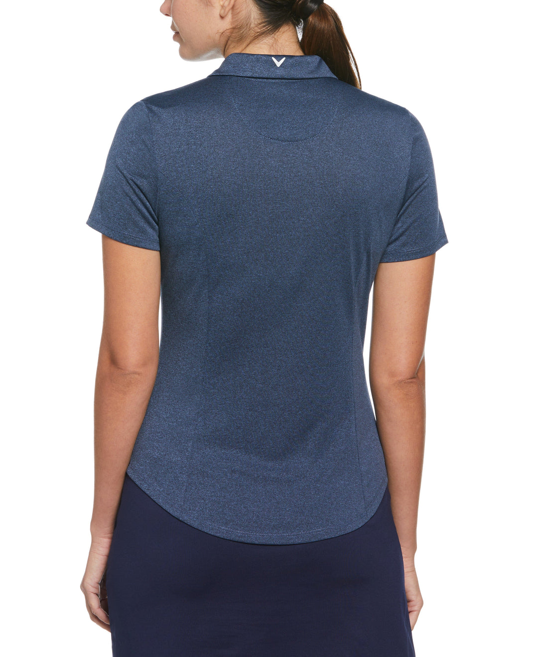 Heather Golf Polo (True Navy Htr) 
