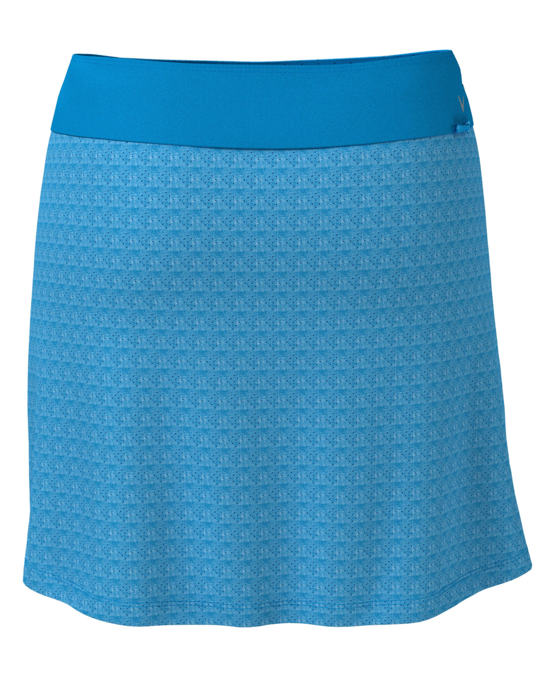 16" Heather Perforated Golf Skort (Ibiza Blue Htr) 