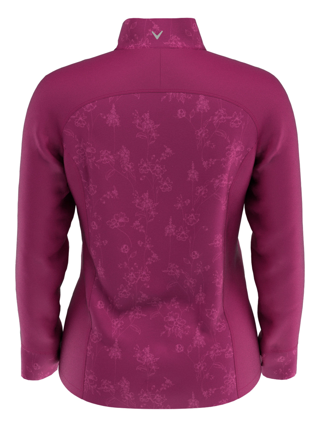 Women's Jacquard Floral Print Sun Protection Pullover