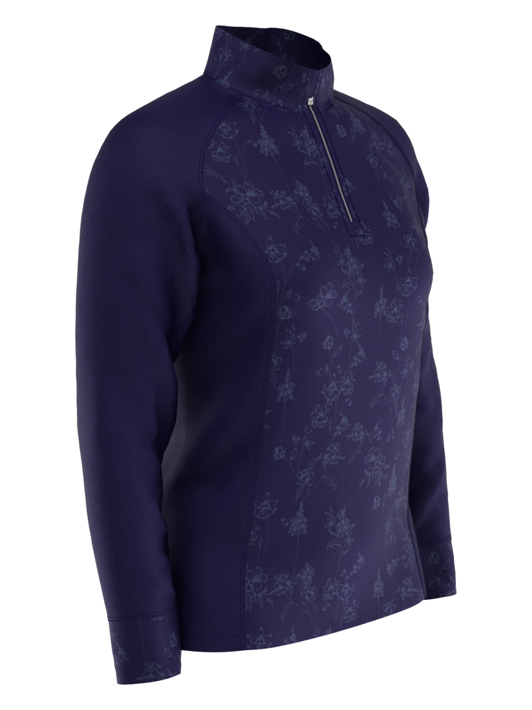 Women's Jacquard Floral Print Sun Protection Pullover