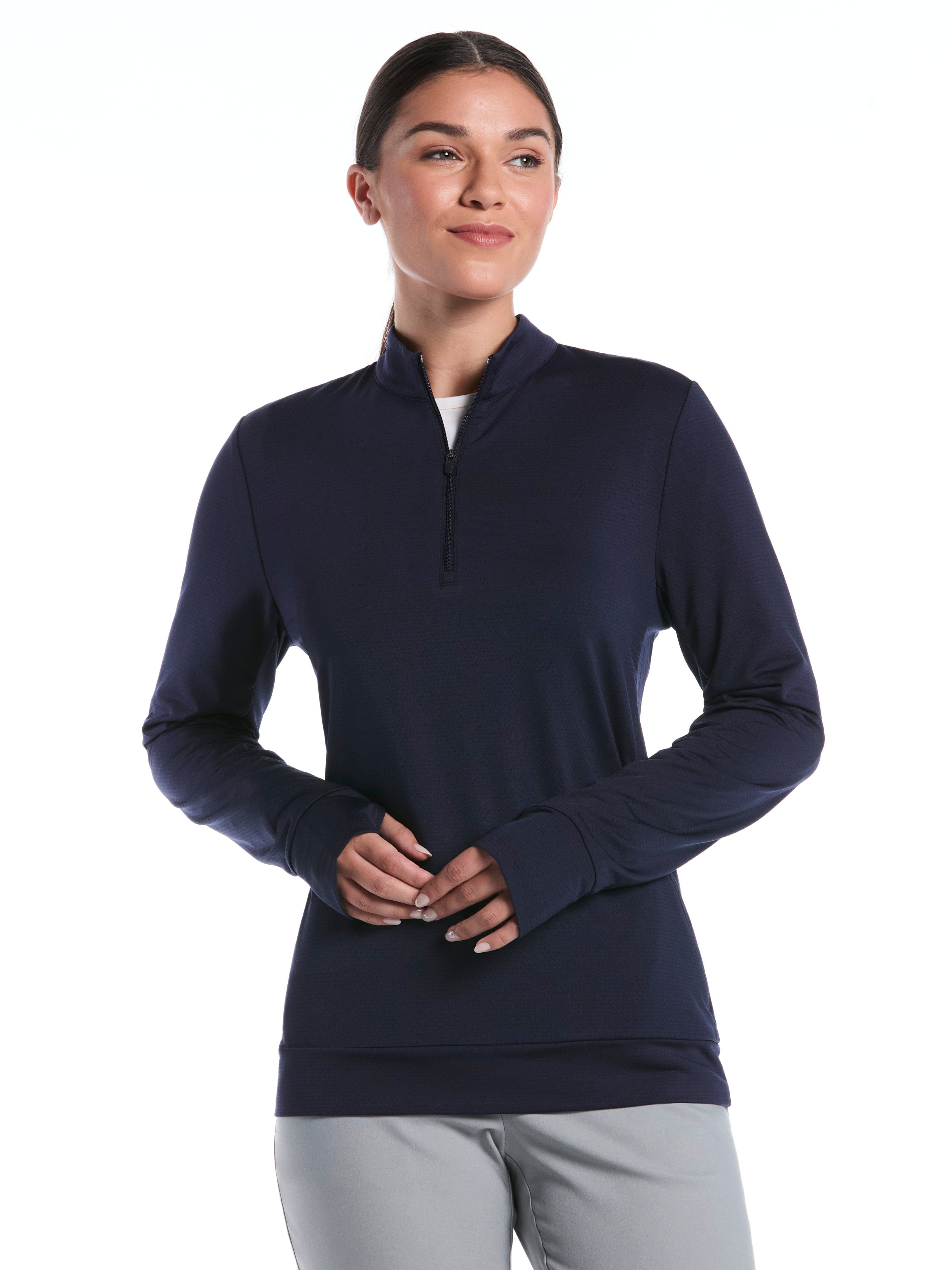 Women's Lightweight 1/2 Zip Golf Shirt – Golf Apparel Shop