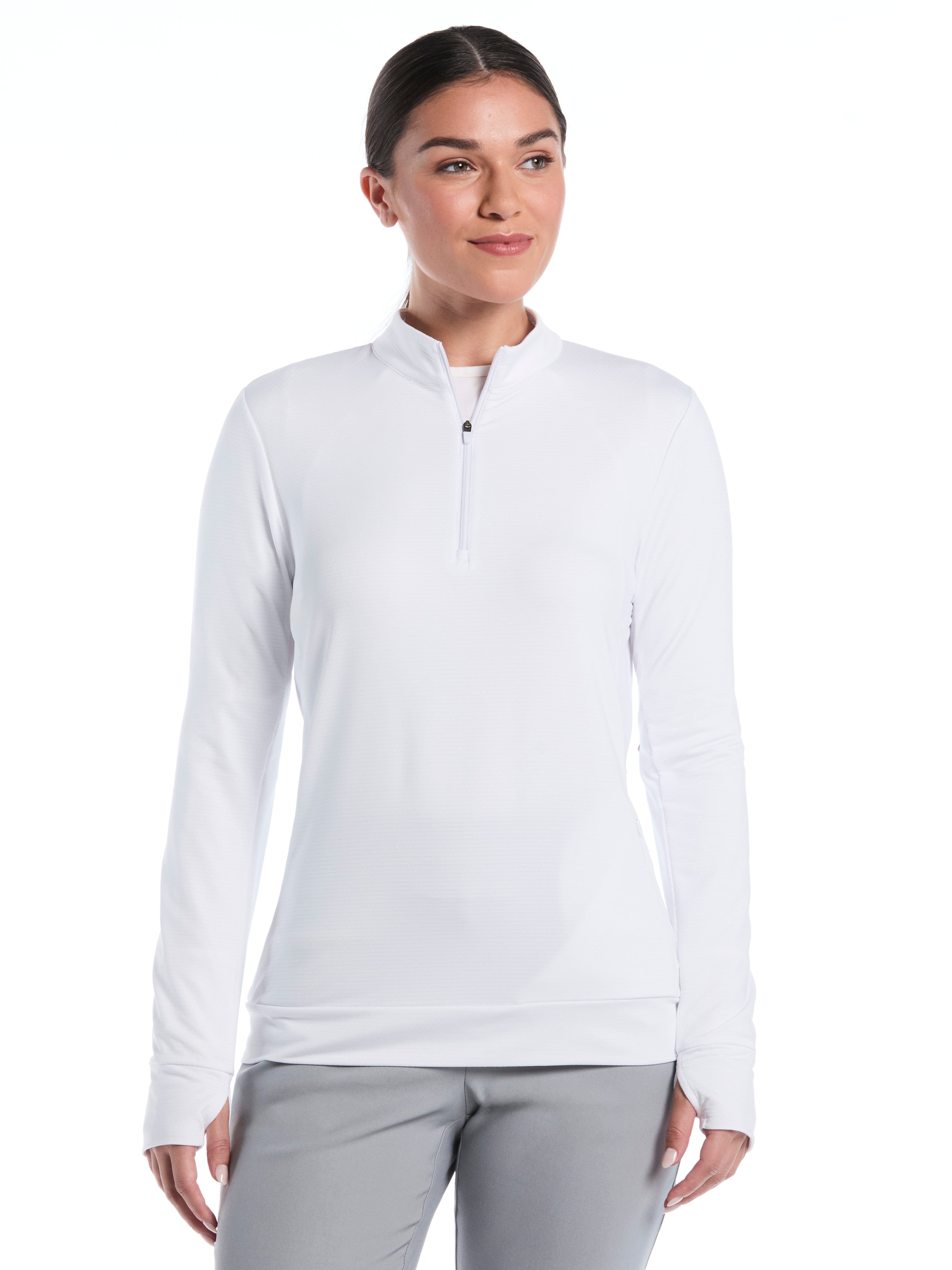 Women's Lightweight 1/2 Zip Golf Shirt – Golf Apparel Shop