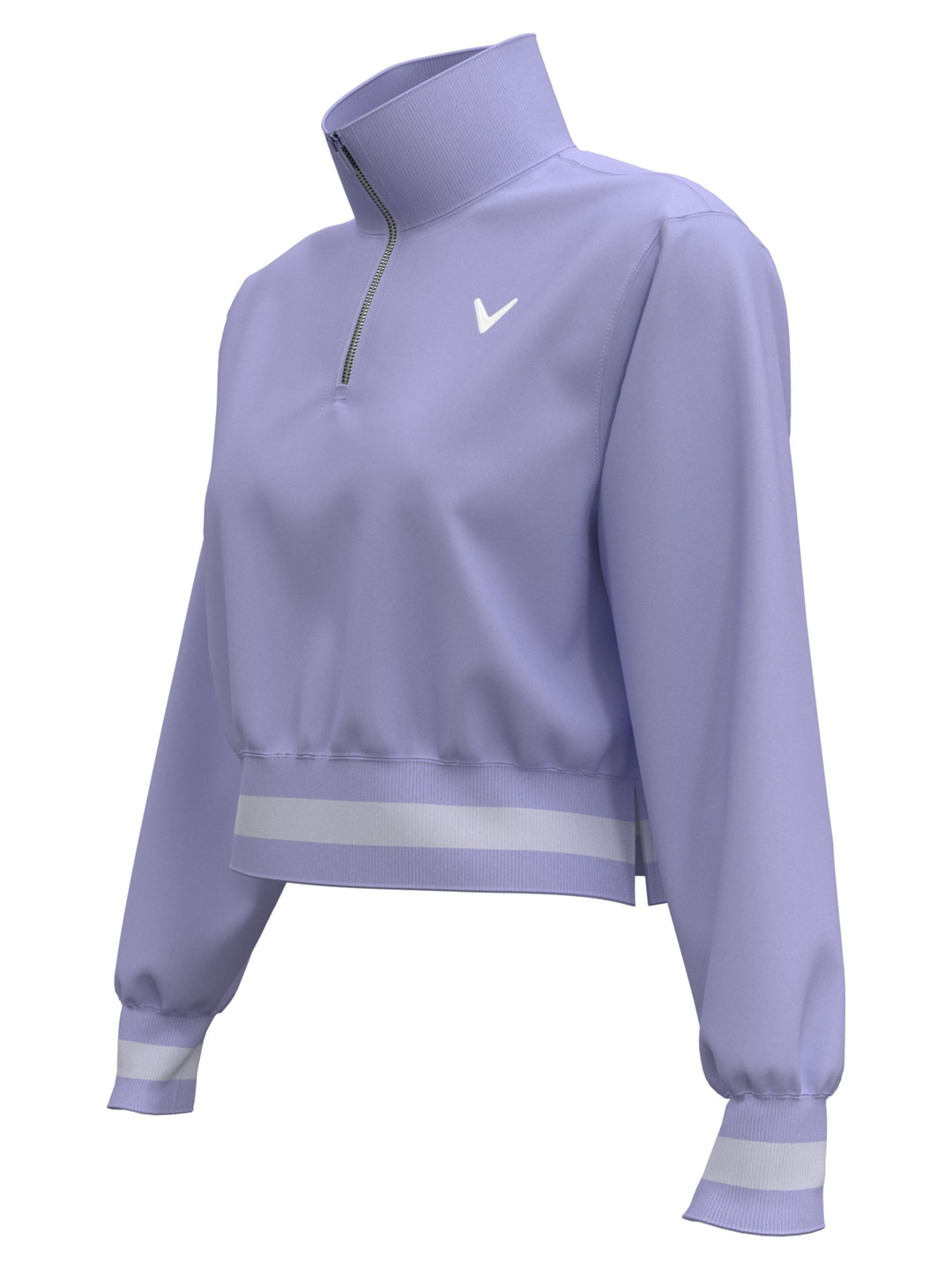 Women's Lightweight Cropped Quarter Zip Golf Jacket