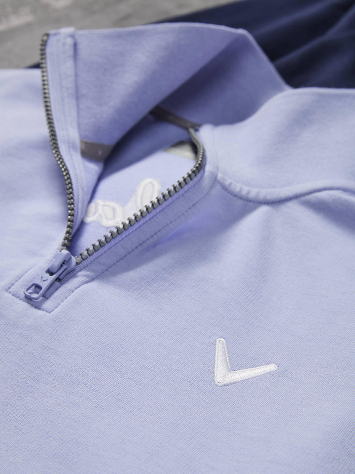 Women's Lightweight Cropped Quarter Zip Golf Jacket