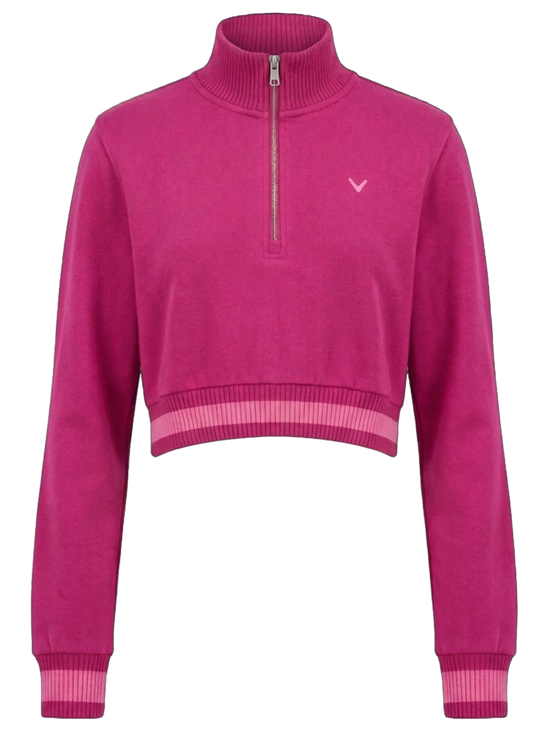 Women's Lightweight Cropped Quarter Zip Golf Jacket