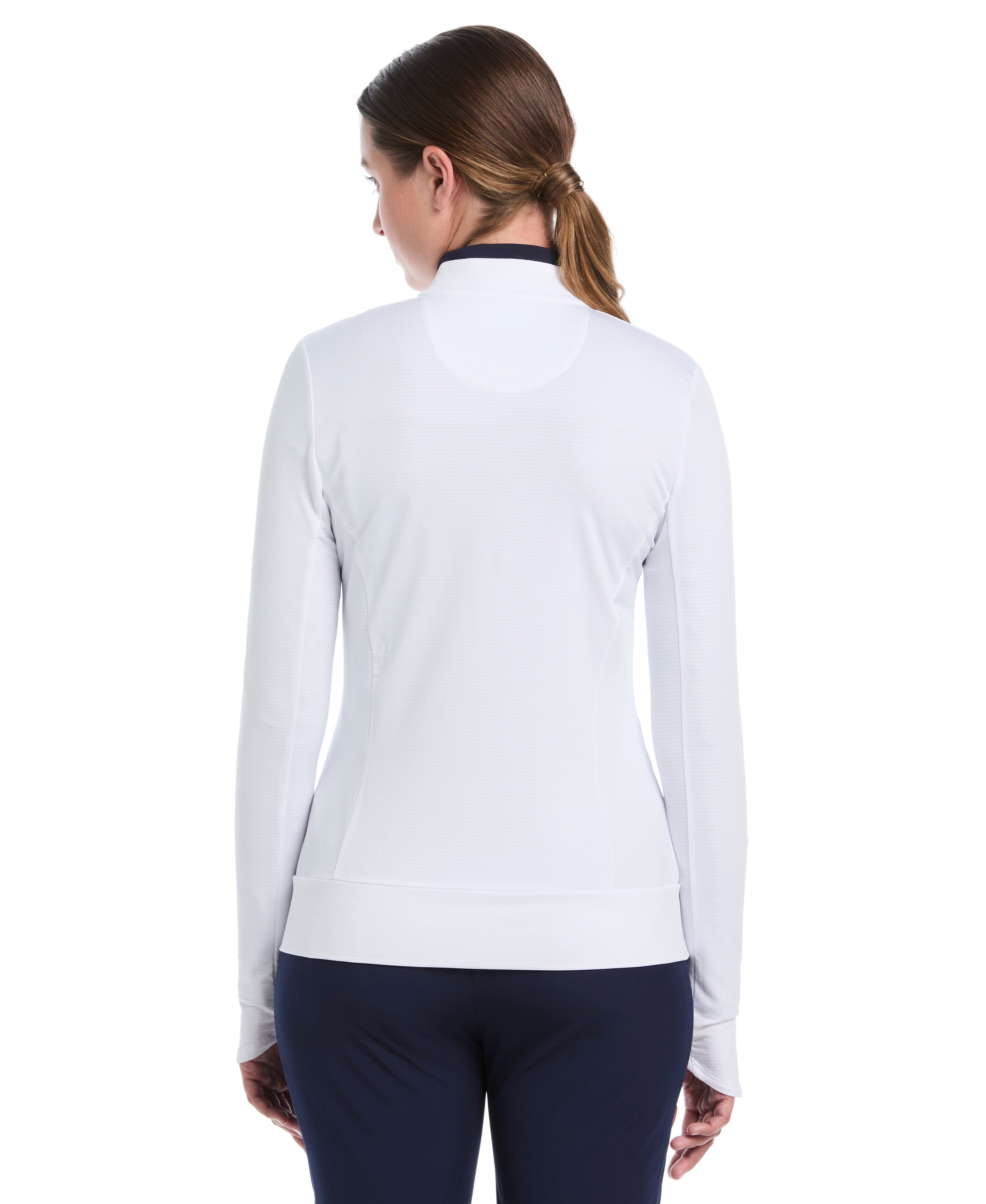 Women's Lightweight Full Zip Golf Shirt – Golf Apparel Shop
