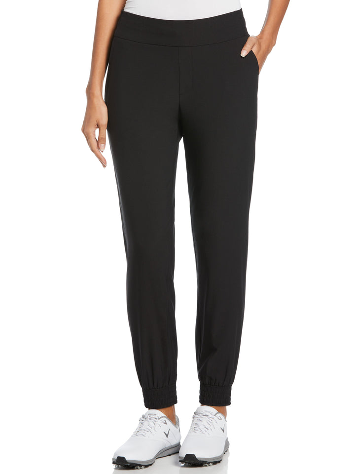 Lightweight Stretch Woven Joggers (Caviar) 