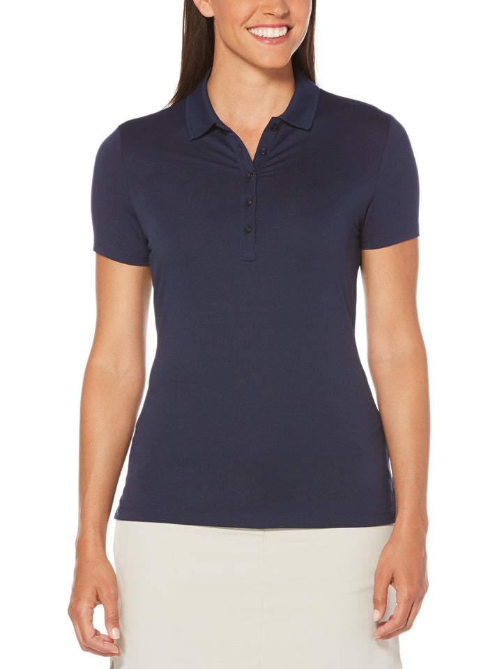 Women's Micro Hex Solid Polo