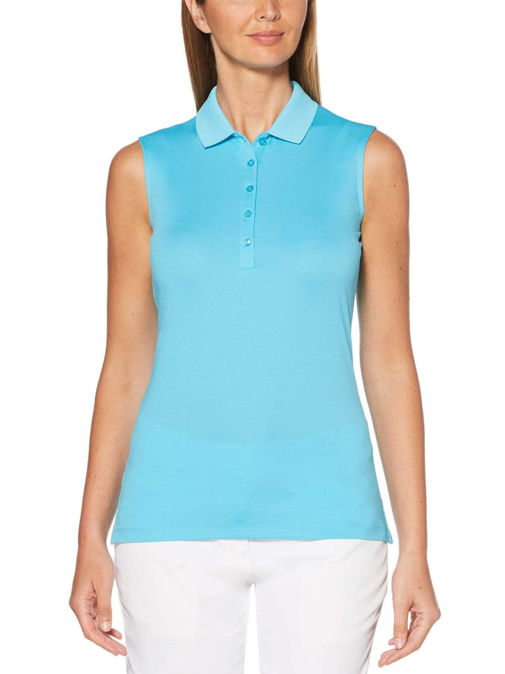 Women's Micro Hex Solid Polo