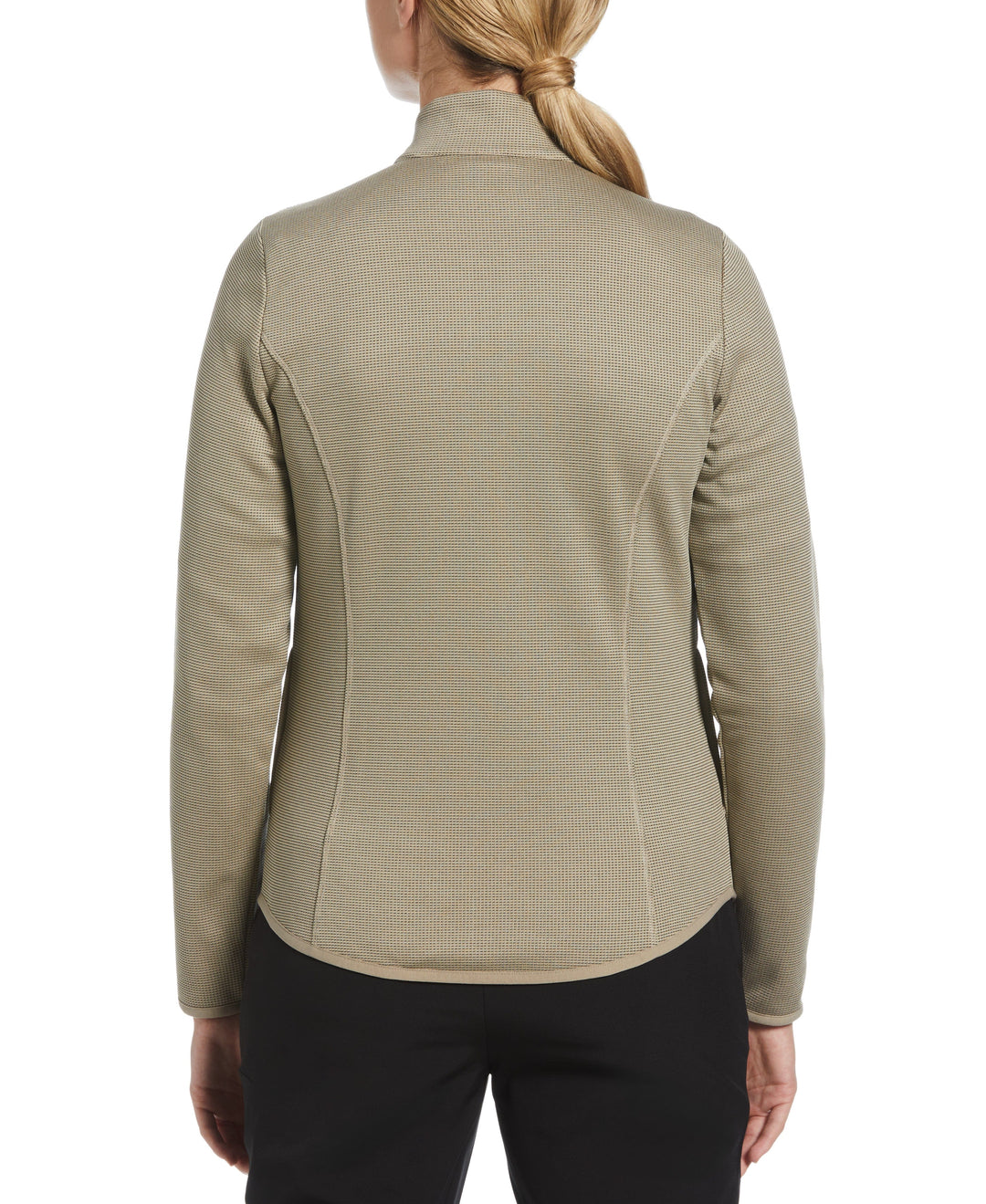 Midweight Layering Full Zip Golf Jacket (Plaza Taupe) 