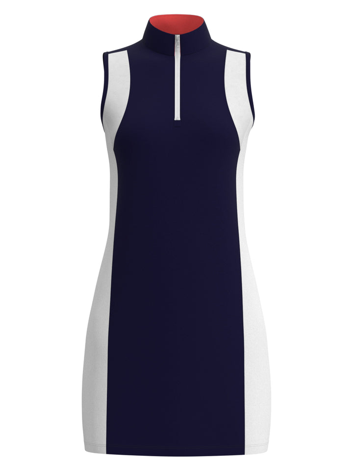 Womens Opti Dri Colorblock Dress (Peacoat) 