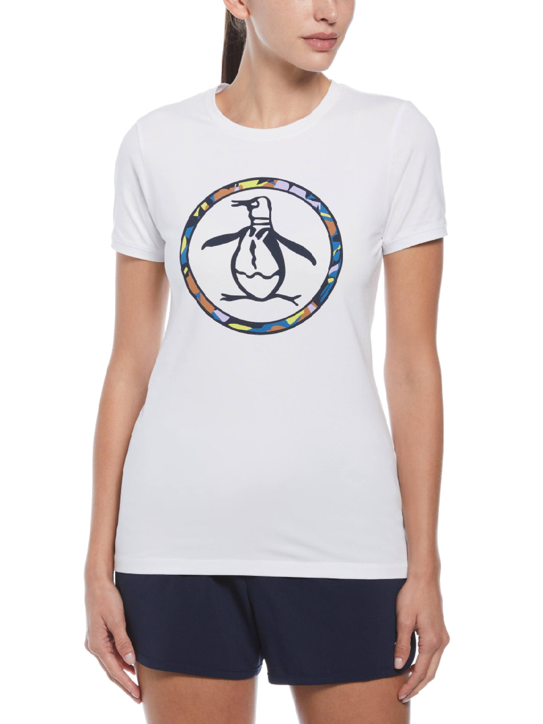Penguin Pete Stamp Graphic Tee (Bright White) 