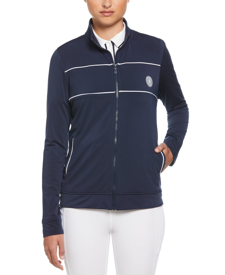 Tennis Racket Jacket Women's Performance Track Style Tennis Jacket – Golf Apparel Shop