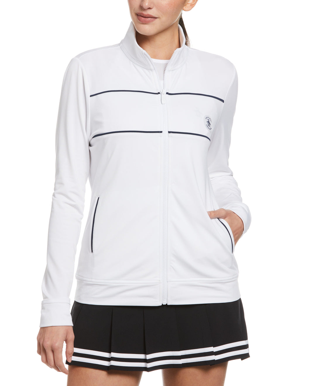 Tennis Racket Jacket Women's Performance Track Style Tennis Jacket – Golf Apparel Shop
