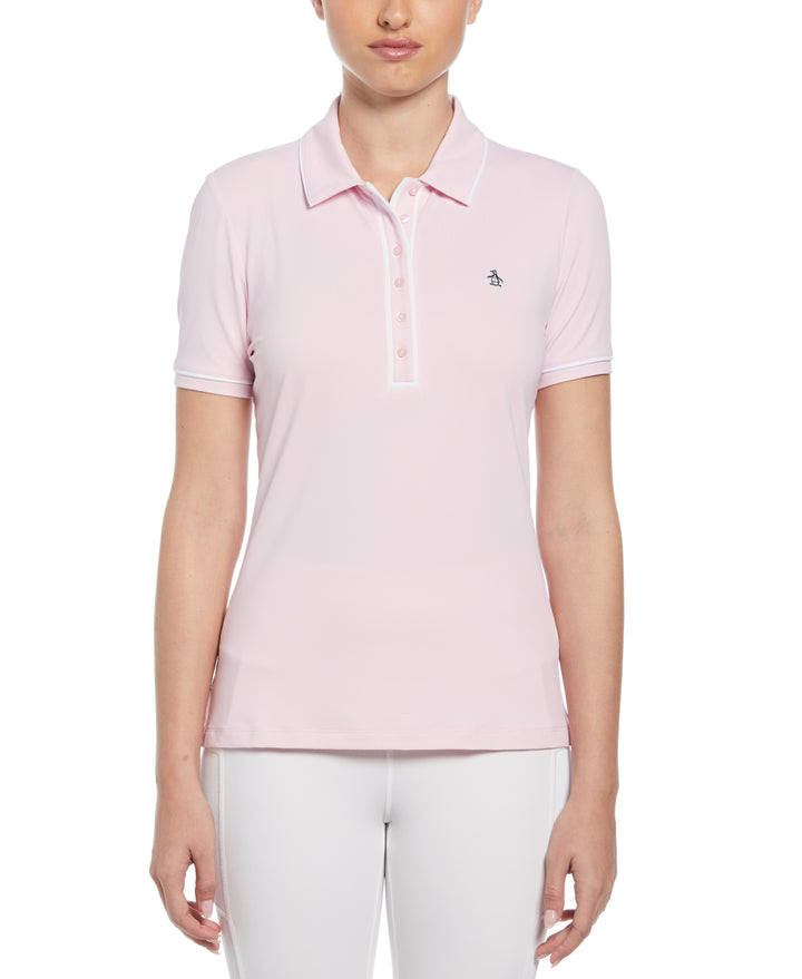 Performance Veronica Short Sleeve Golf Polo Shirt (Gelato Pink) 