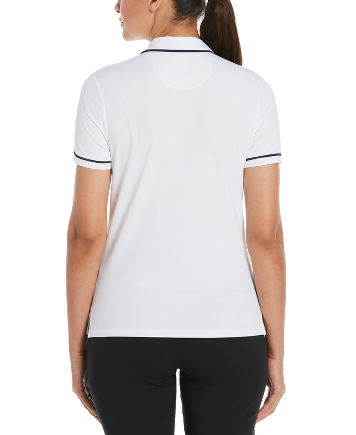 Performance Veronica Short Sleeve Golf Polo Shirt (Bright White) 