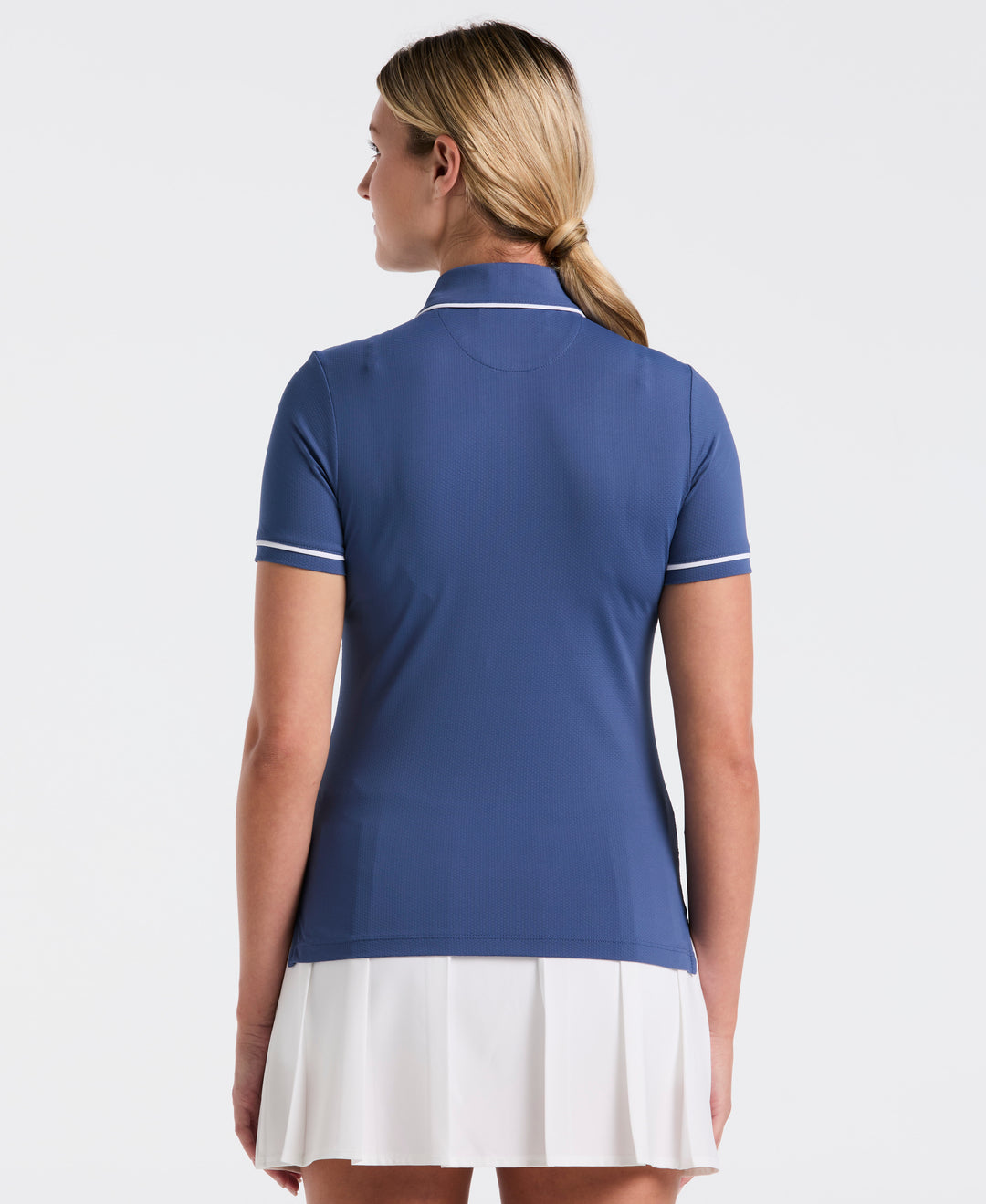 Performance Veronica Short Sleeve Golf Polo Shirt (True Navy) 
