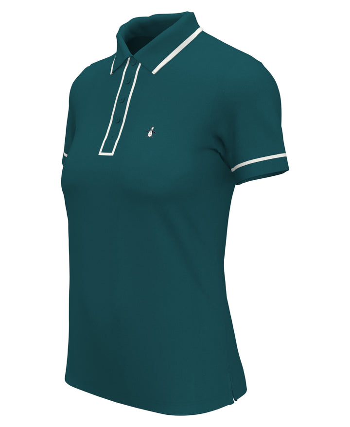 Performance Veronica Short Sleeve Golf Polo Shirt (Chesapeake Bay) 