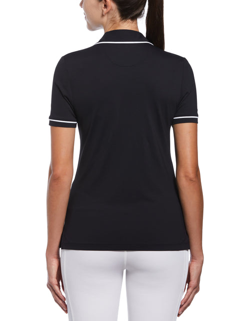 Performance Veronica Short Sleeve Golf Polo Shirt (Caviar) 