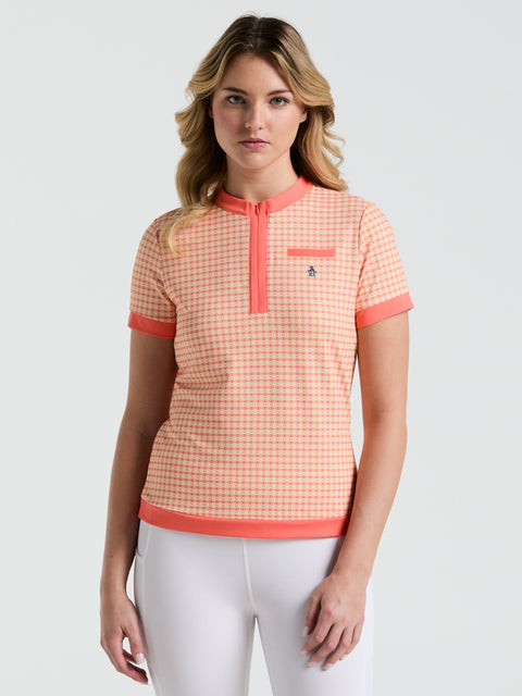 Women's Petes Bow Tie Coloe Block Polo