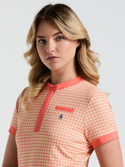 Women's Petes Bow Tie Coloe Block Polo